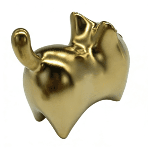 ceramic tiger statue