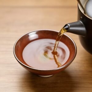 tenmoku-glaze-cup-tea-amber-pour.jpg