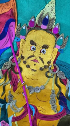 embroidery, applique thangka