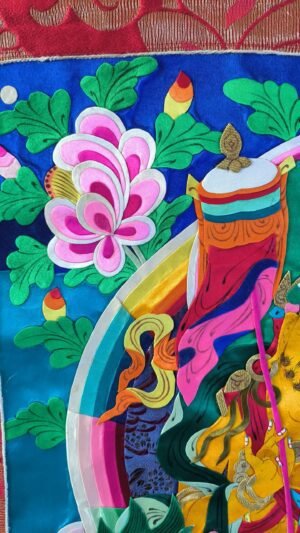 embroidery, applique thangka