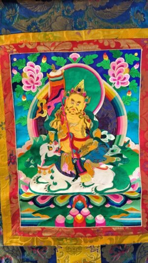 embroidery, applique thangka