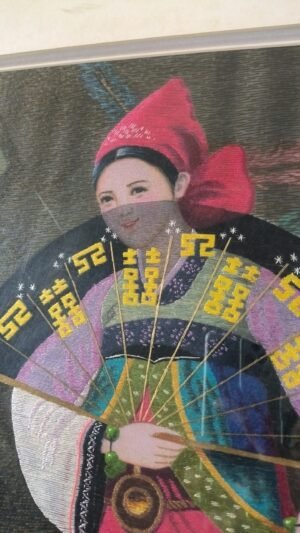 korean embroidery: maiden