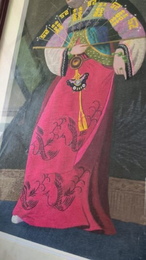 korean embroidery: maiden