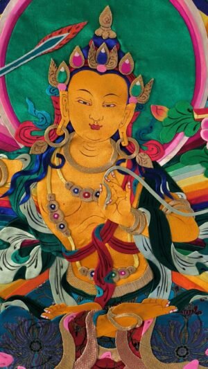 Embroidery, Applique Thangka