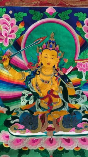 Embroidery, Applique Thangka
