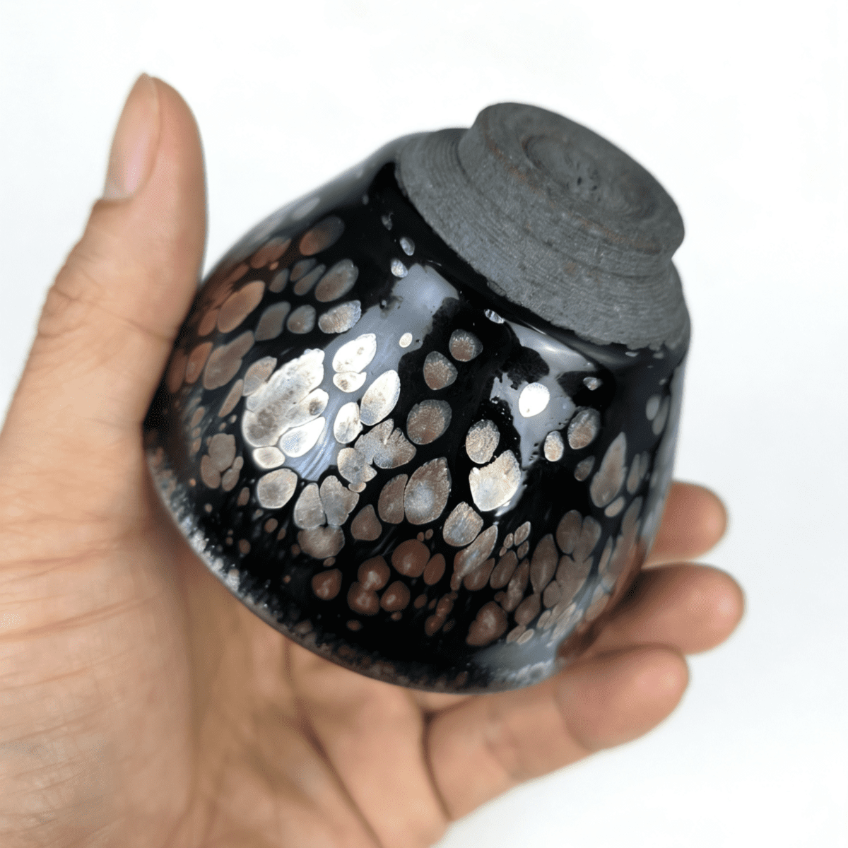 tenmoku tea cup ember glow tenmoku tea cup ember glow