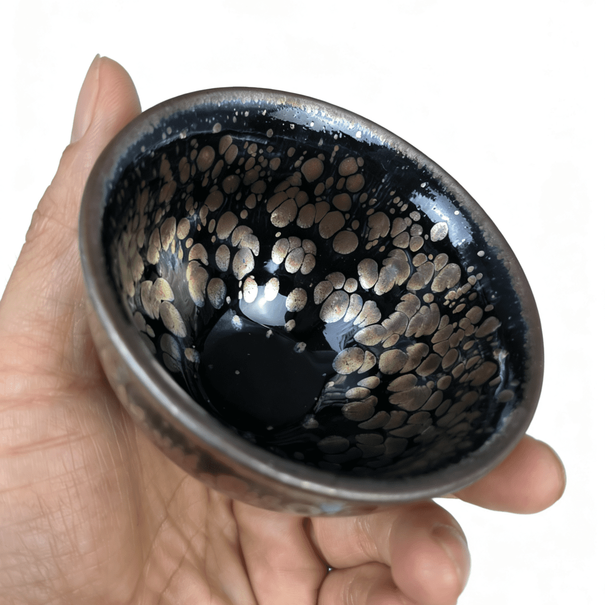 tenmoku tea cup ember glow tenmoku tea cup ember glow