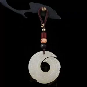 ThePandapot-HOME jade lucky charm keychain (2)