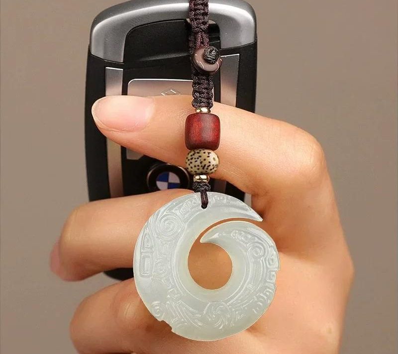 jade lucky charm keychain (3) jade lucky charm keychain (3)