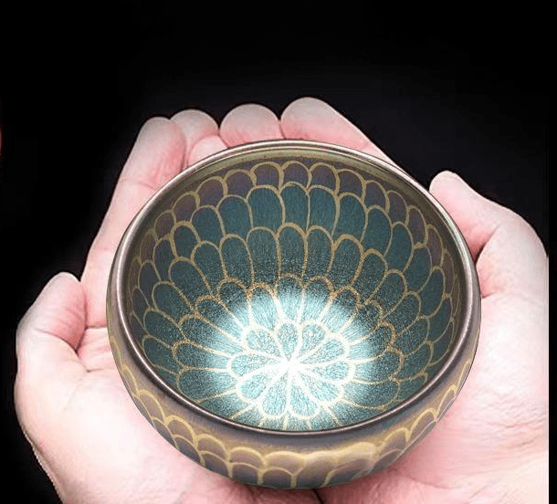 tenmoku tea cup buddha lotus (2) tenmoku tea cup buddha lotus (2)