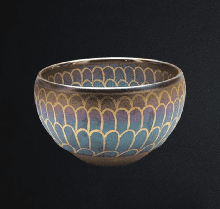 tenmoku tea cup buddha lotus (5) tenmoku tea cup buddha lotus (5)