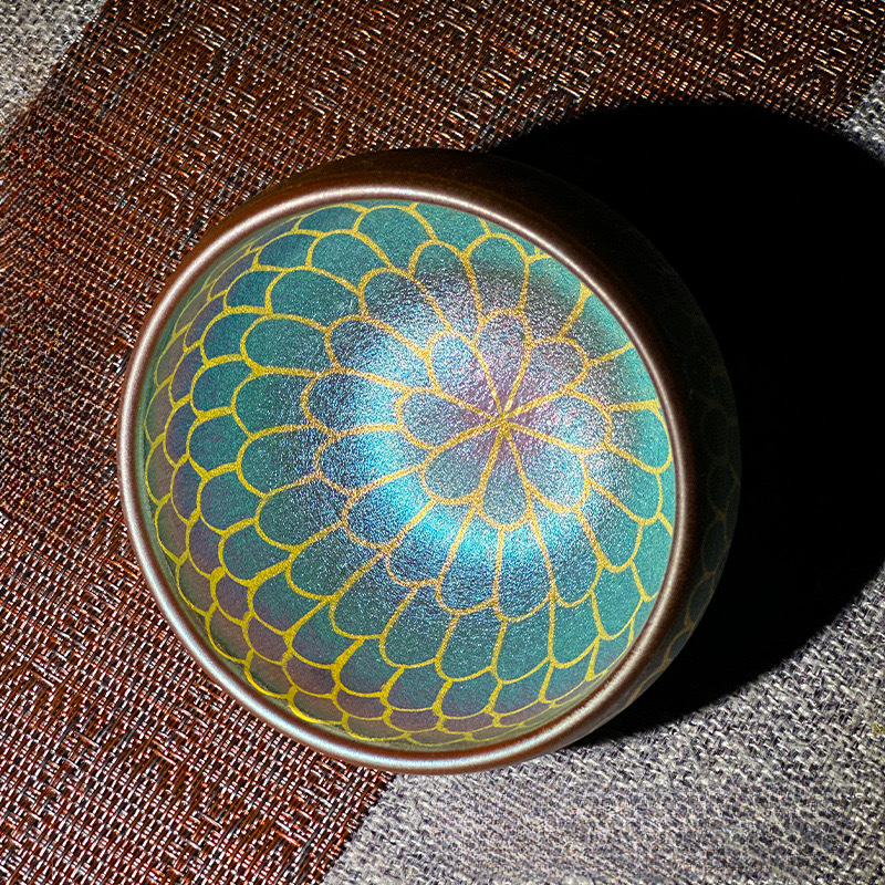 tenmoku tea cup buddha lotus (7) tenmoku tea cup buddha lotus (7)