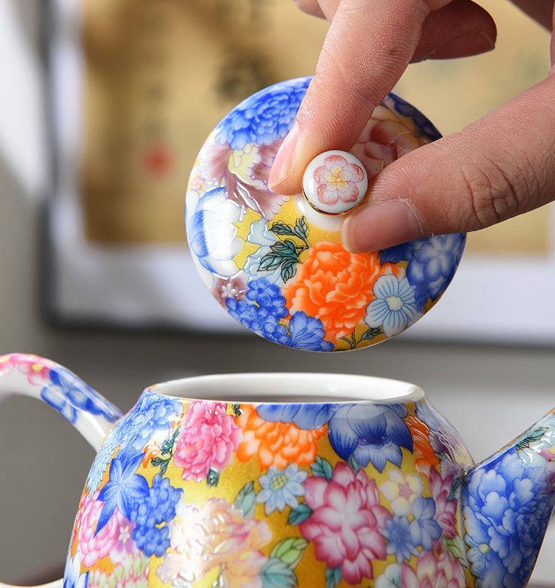 golden bloom yixing teapot sets golden bloom yixing teapot sets