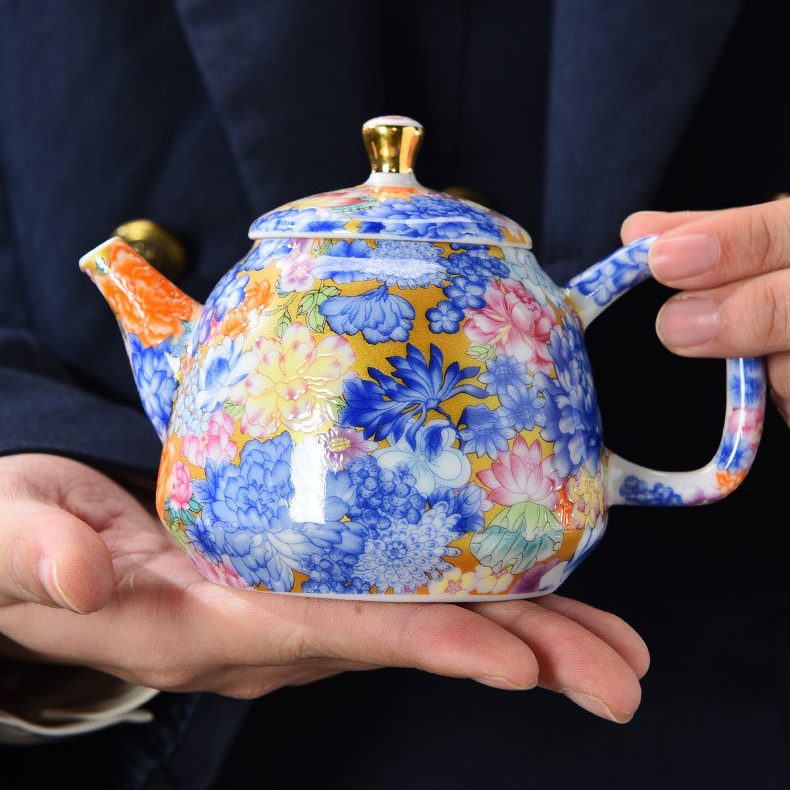 golden bloom yixing teapot sets golden bloom yixing teapot sets