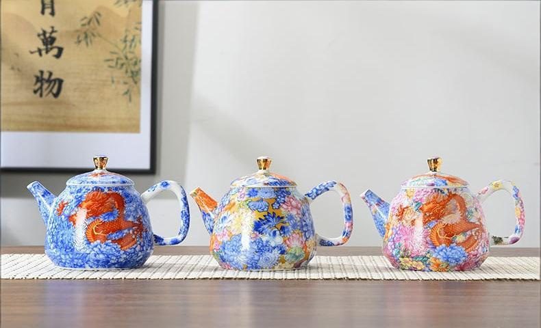golden bloom yixing teapot sets golden bloom yixing teapot sets