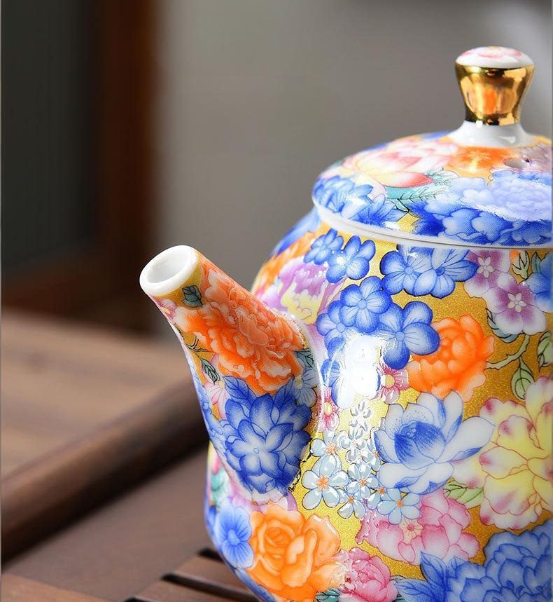 golden bloom yixing teapot sets golden bloom yixing teapot sets