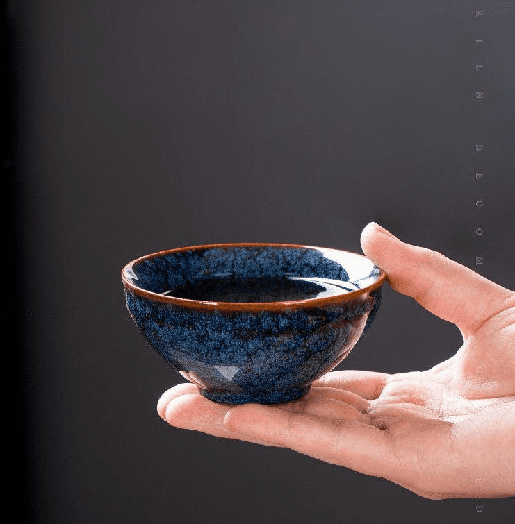 tenmoku tea cup reverie season set of 4 with gift box tenmoku tea cup reverie season set of 4 with gift box