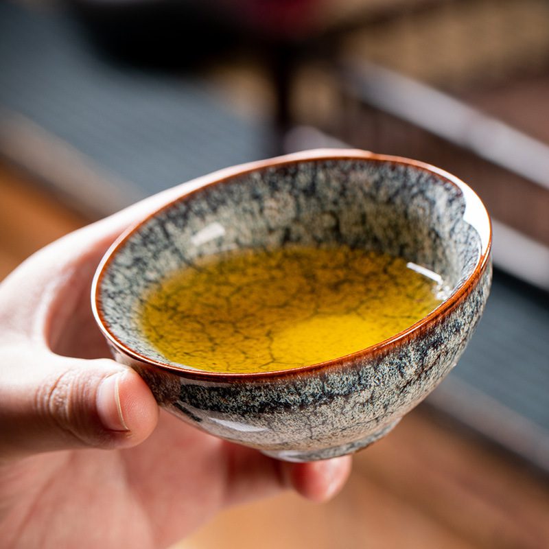 tenmoku tea cup reverie season set of 4 with gift box tenmoku tea cup reverie season set of 4 with gift box