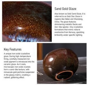 porcelain-tea-cups​-sand-gold-desk