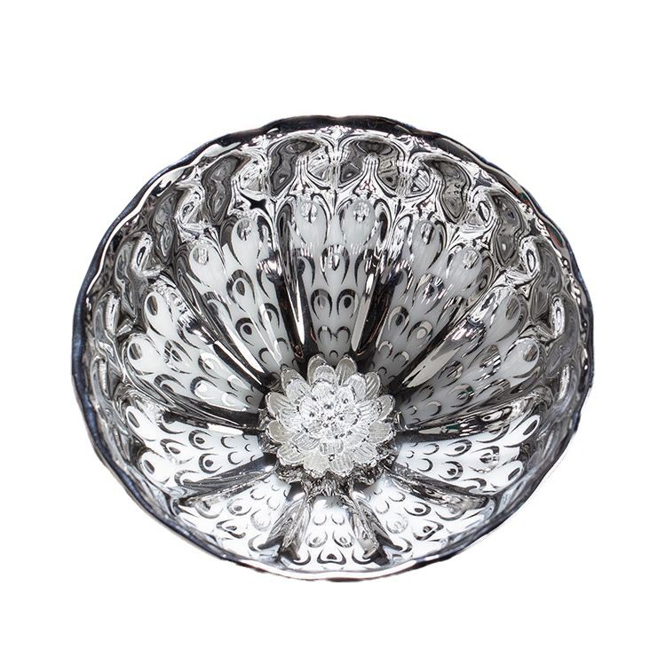 feathered dream tenmoku tea cup with gift bag feathered dream tenmoku tea cup with gift bag