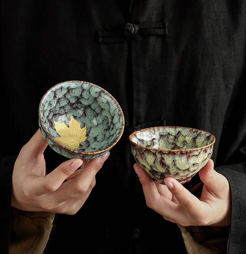 five elements set of 5 with gift box tenmoku tea cup five elements set of 5 with gift box tenmoku tea cup