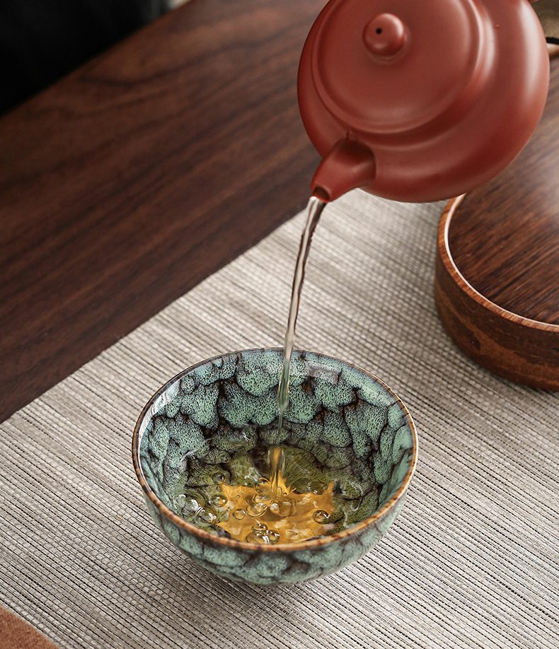 five elements set of 5 with gift box tenmoku tea cup five elements set of 5 with gift box tenmoku tea cup