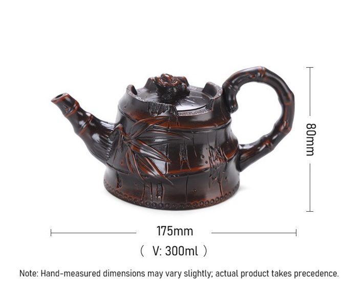 vintage-brown-teapot-yixing purple clay-bamboo-size vintage-brown-teapot-yixing purple clay-bamboo-size