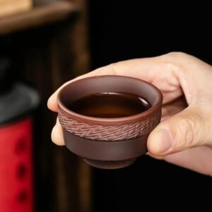 vintage brown teapot-yixing-purple-clay-ensemble-moments-inhand