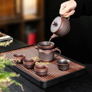 vintage brown teapot-yixing-purple-clay-ensemble-moments-ondesk